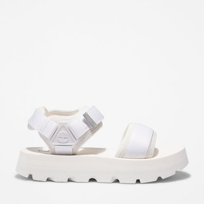 Womens Timberland Euro Swift Ankle-Strap Sandal for Women in White