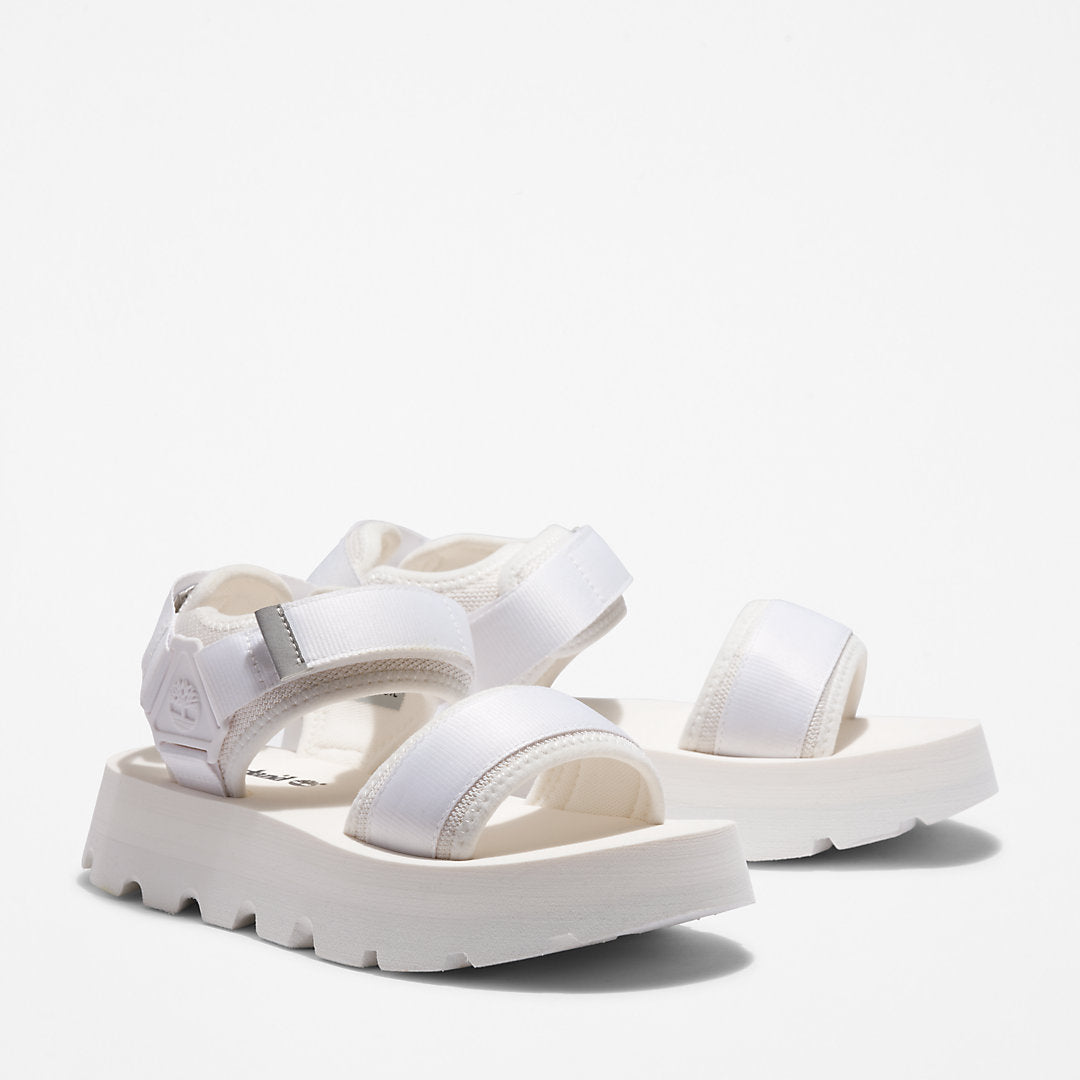 Womens Timberland Euro Swift Ankle-Strap Sandal for Women in White