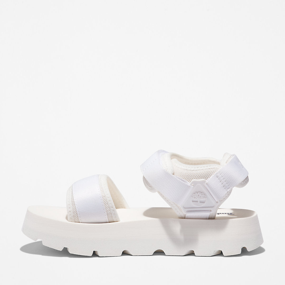 Womens Timberland Euro Swift Ankle-Strap Sandal for Women in White