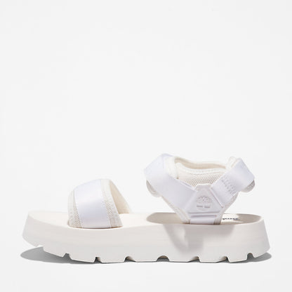 Womens Timberland Euro Swift Ankle-Strap Sandal for Women in White