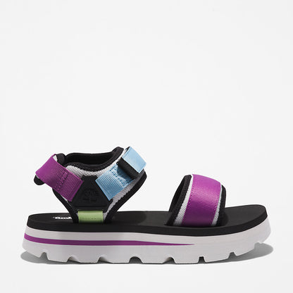Womens Timberland Euro Swift Ankle-Strap Sandal for Women in Purple