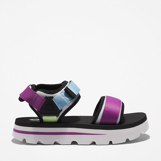 Womens Timberland Euro Swift Ankle-Strap Sandal for Women in Purple