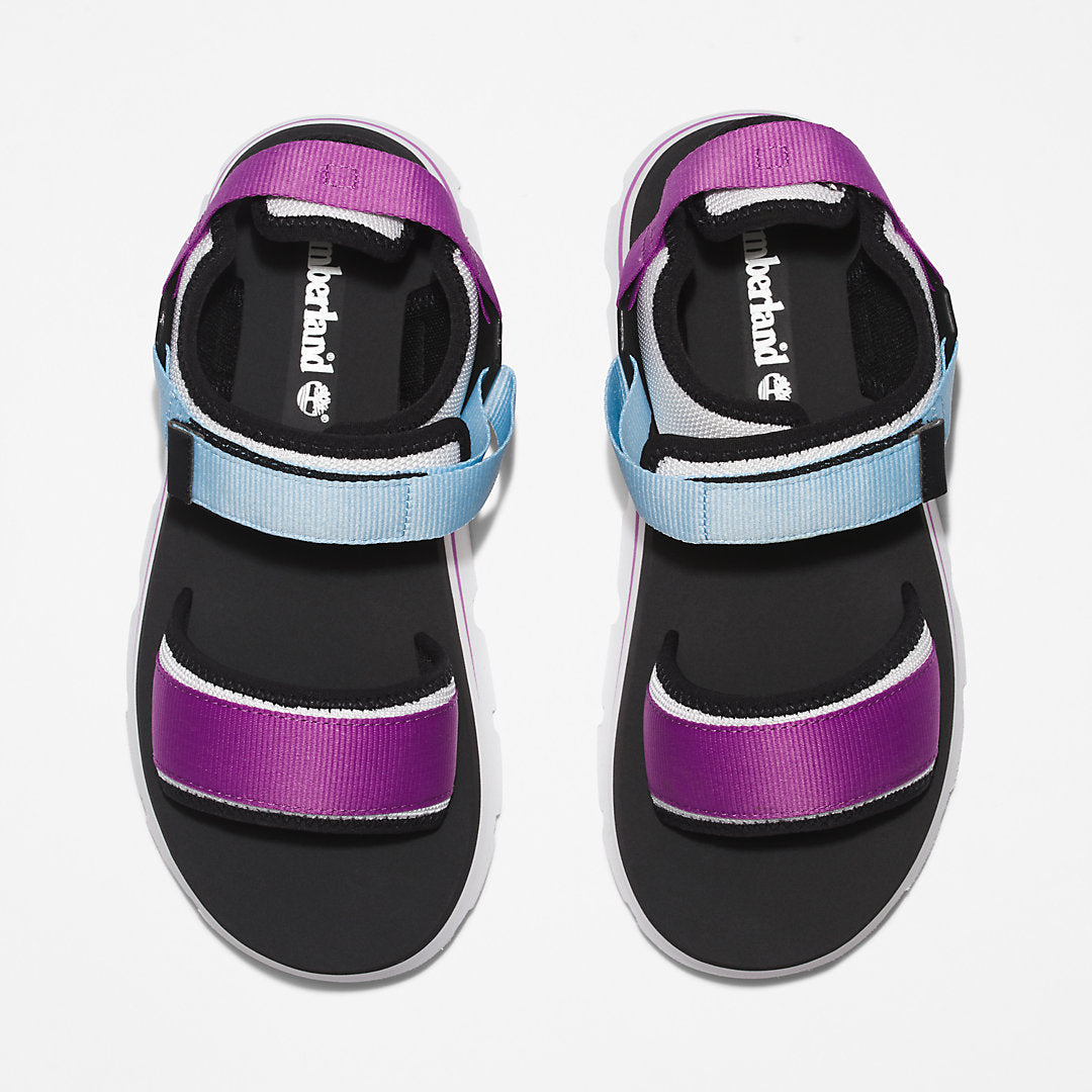 Womens Timberland Euro Swift Ankle-Strap Sandal for Women in Purple