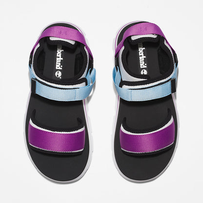 Womens Timberland Euro Swift Ankle-Strap Sandal for Women in Purple