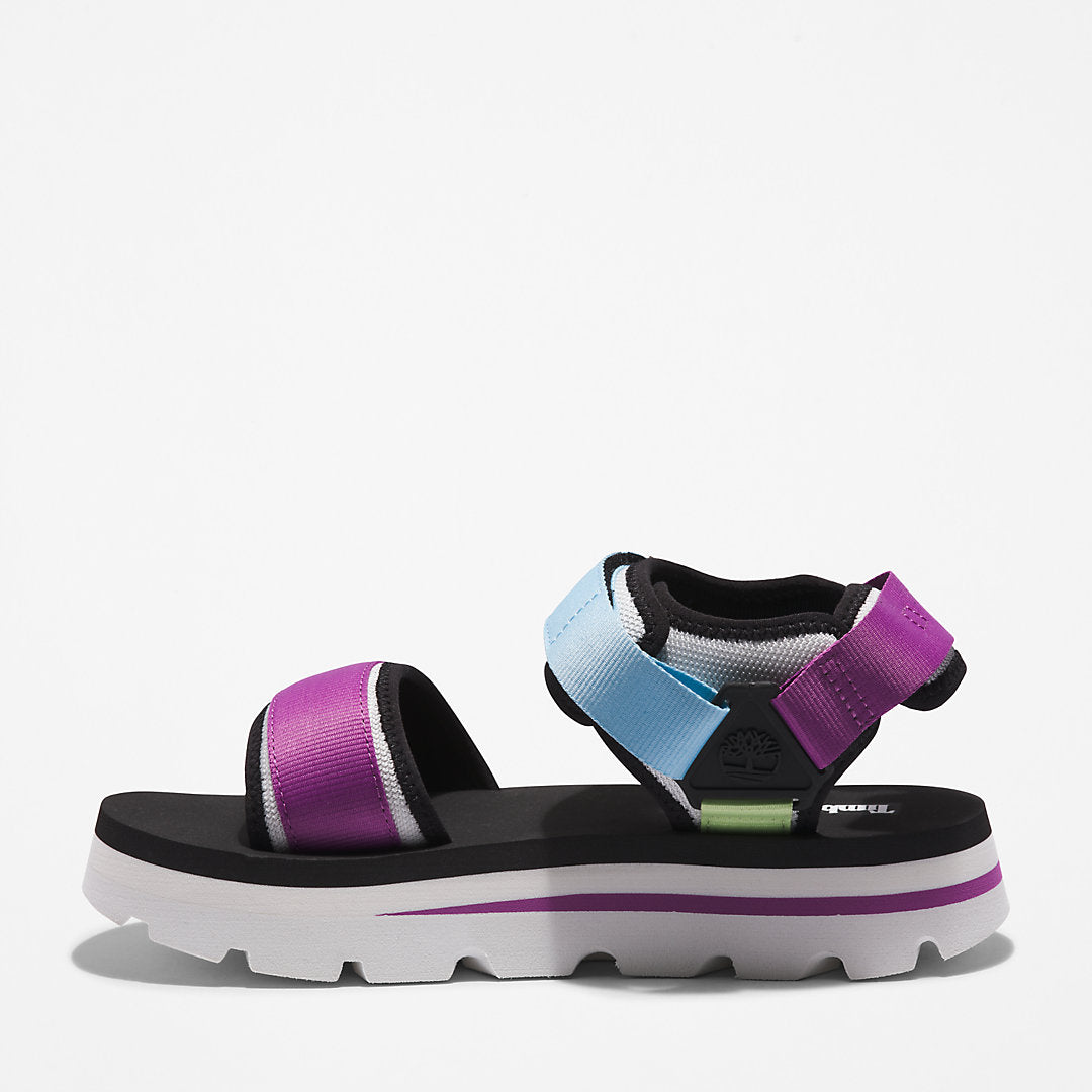 Womens Timberland Euro Swift Ankle-Strap Sandal for Women in Purple