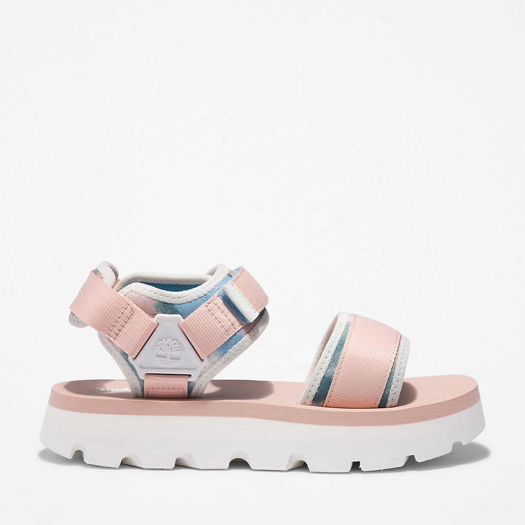 Womens Timberland Euro Swift Ankle-Strap Sandal for Women in Light Pink