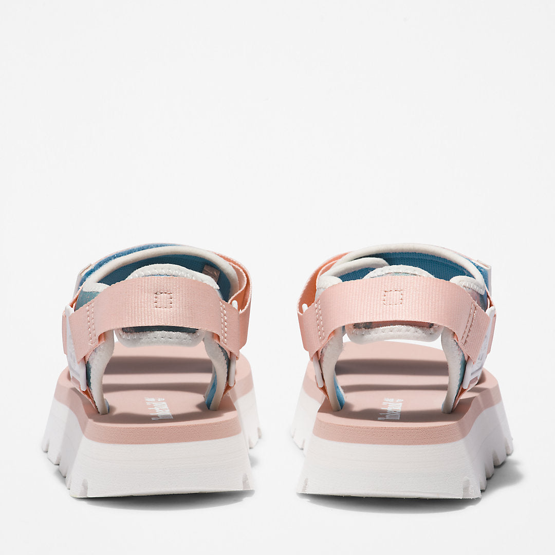 Womens Timberland Euro Swift Ankle-Strap Sandal for Women in Light Pink