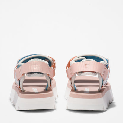 Womens Timberland Euro Swift Ankle-Strap Sandal for Women in Light Pink