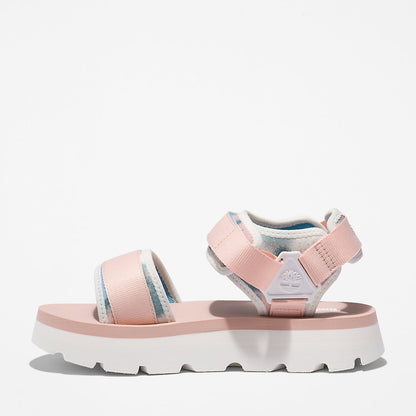 Womens Timberland Euro Swift Ankle-Strap Sandal for Women in Light Pink