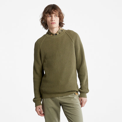 Mens Timberland Outdoor Heritage EK+ Sweater for Men in Dark Green