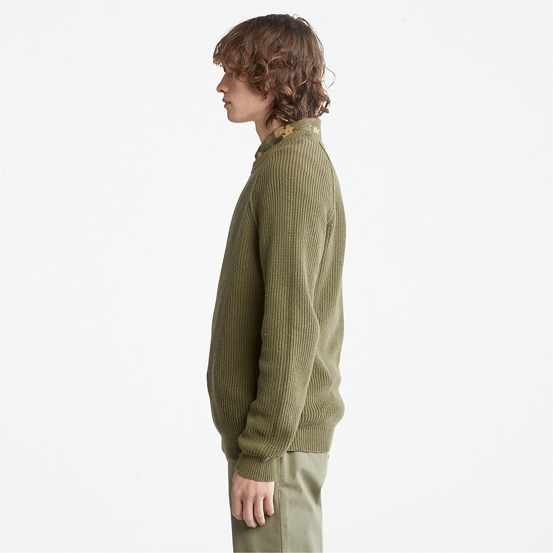 Mens Timberland Outdoor Heritage EK+ Sweater for Men in Dark Green