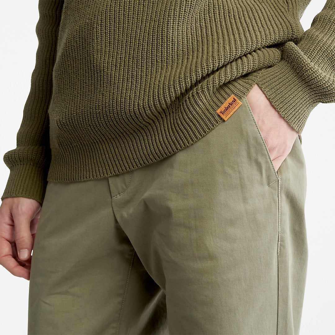 Mens Timberland Outdoor Heritage EK+ Sweater for Men in Dark Green