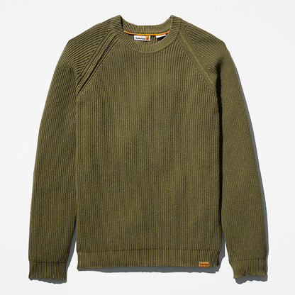 Mens Timberland Outdoor Heritage EK+ Sweater for Men in Dark Green