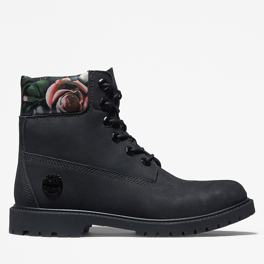 Womens Timberland Timberland® Heritage 6 Inch Boot for Women in Black/Floral