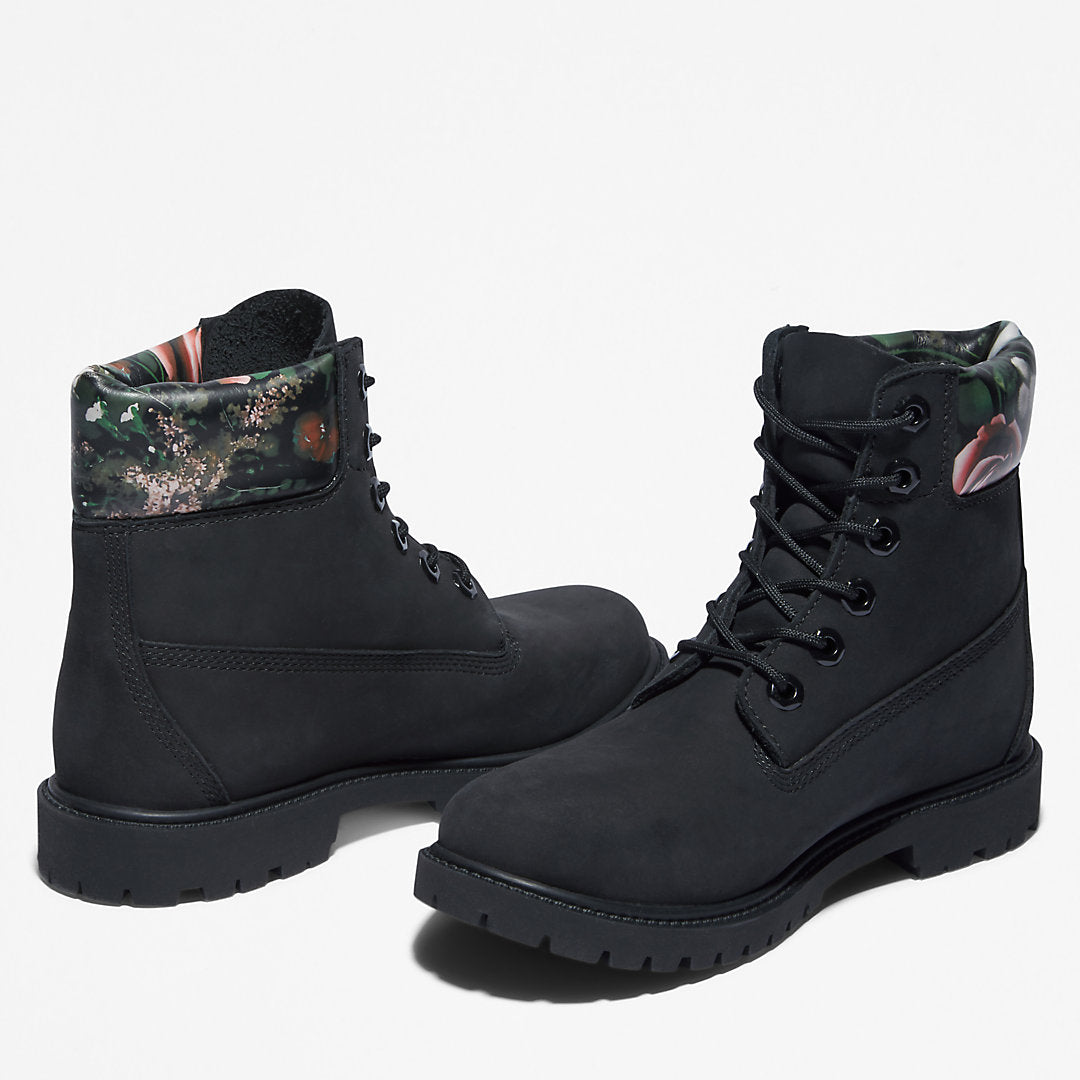 Womens Timberland Timberland® Heritage 6 Inch Boot for Women in Black/Floral