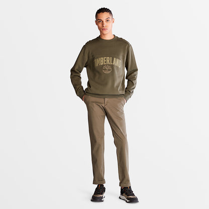 Mens Timberland Outdoor Heritage EK+ Sweatshirt for Men in Dark Green