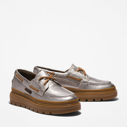 Womens Timberland GreenStride™ Ray City Boat Shoe for Women in Silver