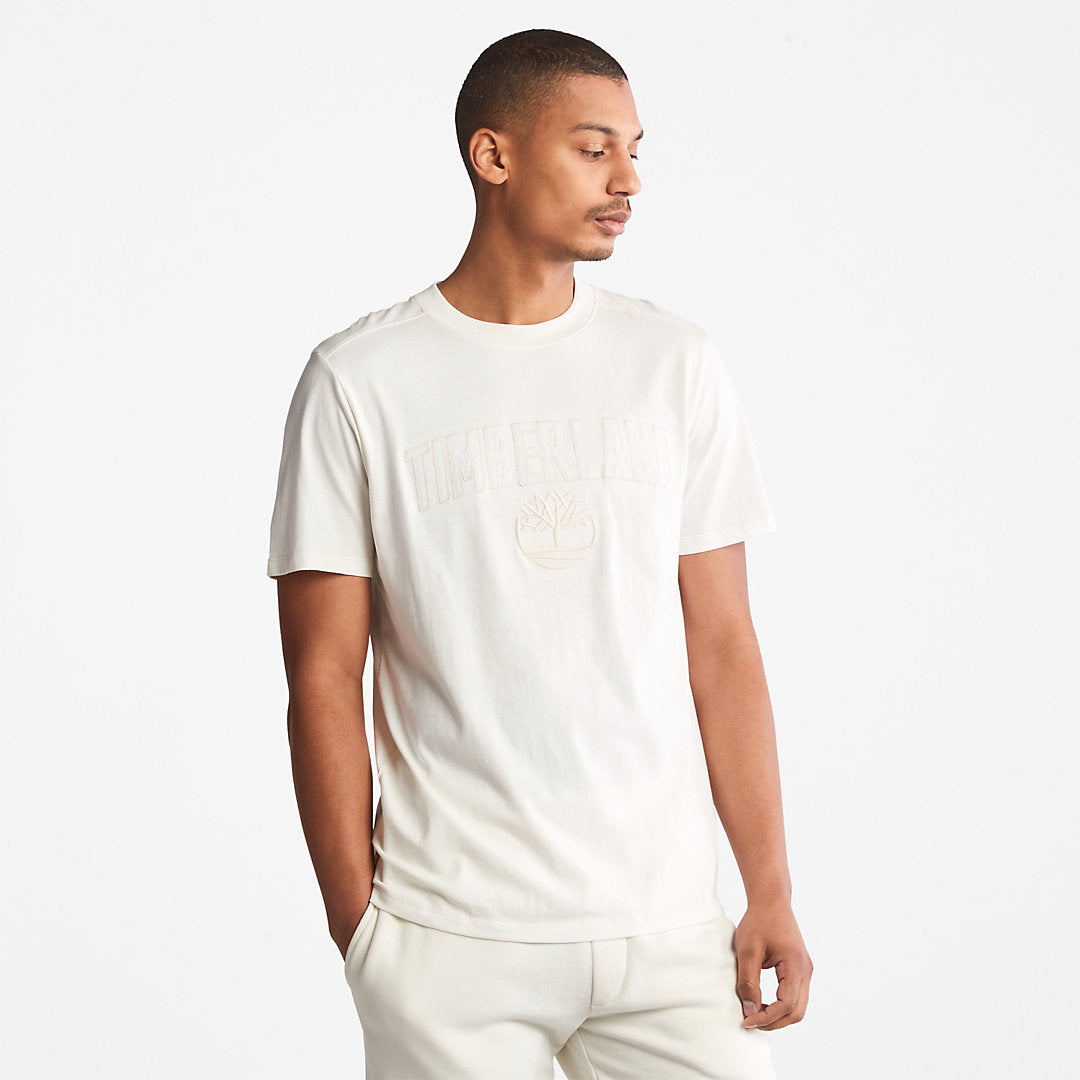 Mens Timberland Outdoor Heritage EK+ Graphic T-Shirt for Men in White