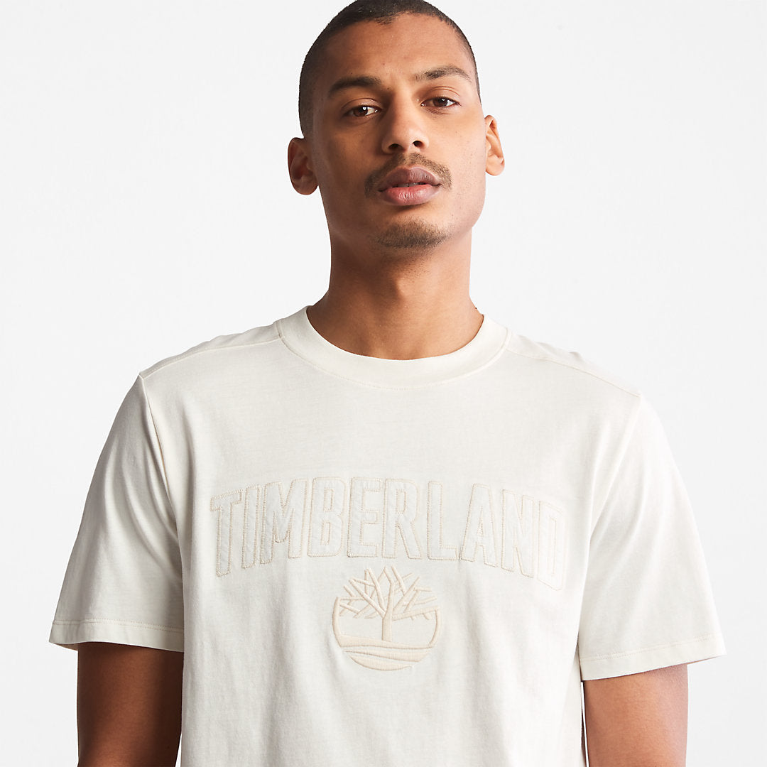 Mens Timberland Outdoor Heritage EK+ Graphic T-Shirt for Men in White