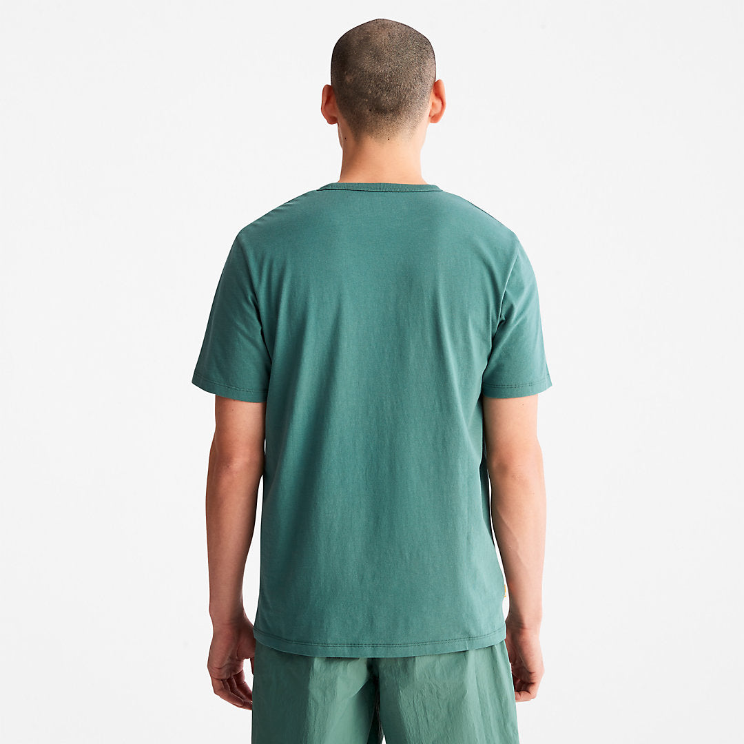Mens Timberland Mountains-to-Rivers Print T-Shirt for Men in Green