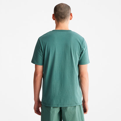Mens Timberland Mountains-to-Rivers Print T-Shirt for Men in Green