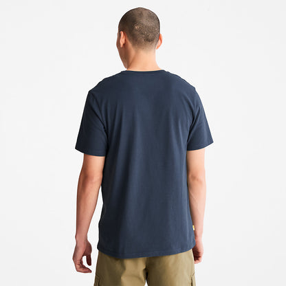 Mens Timberland Outdoor Heritage Camo-Pocket T-Shirt for Men in Navy