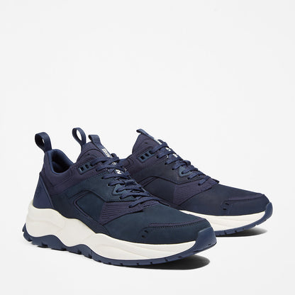 Mens Timberland Tree Racer Leather Trainer for Men in Navy