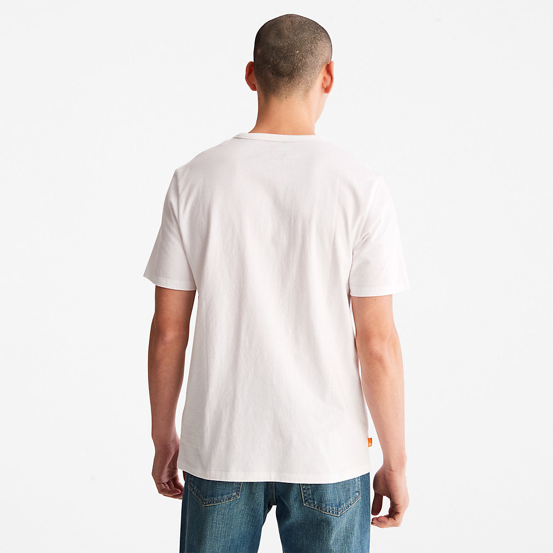 Mens Timberland Mountains-to-Rivers T-Shirt for Men in White