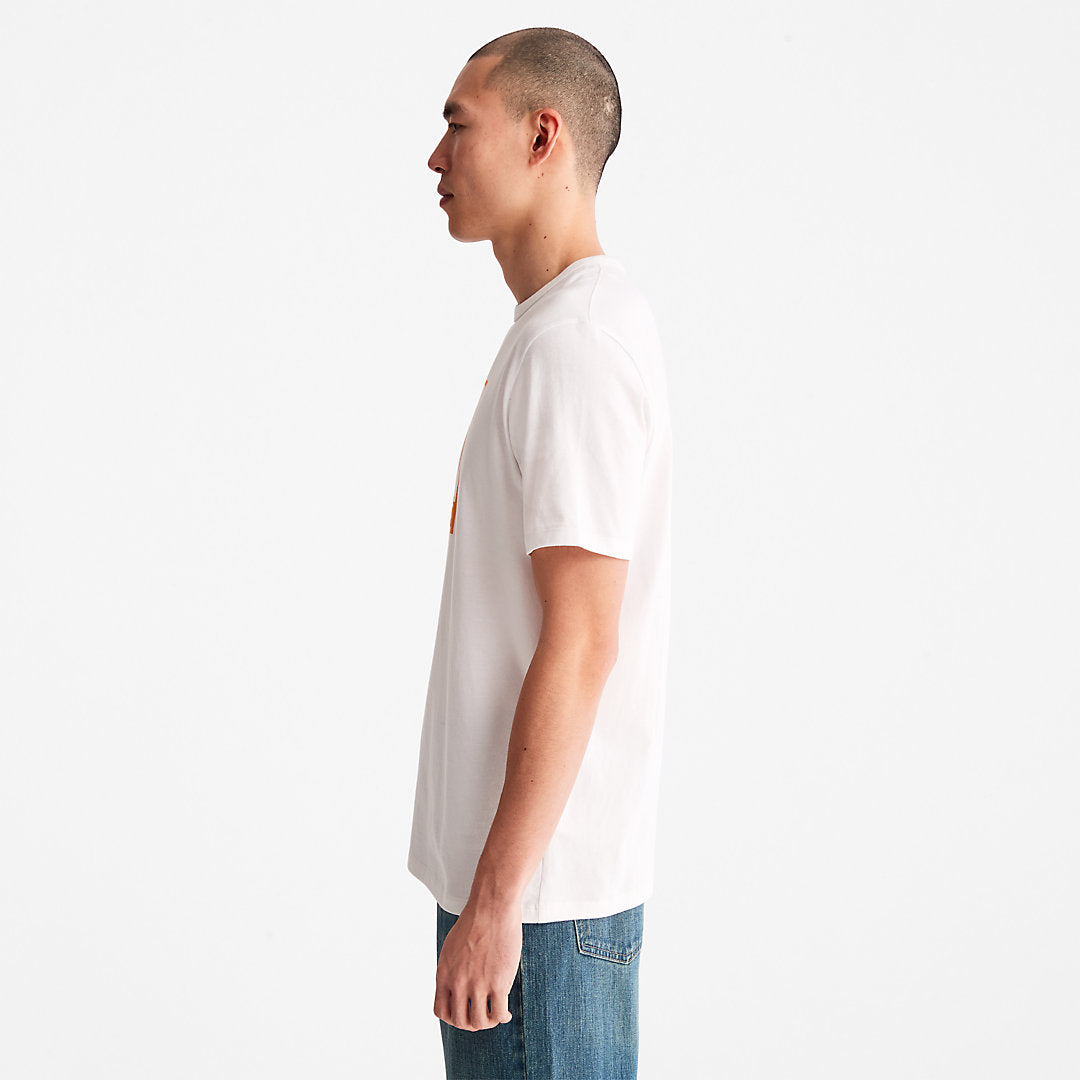 Mens Timberland Mountains-to-Rivers T-Shirt for Men in White