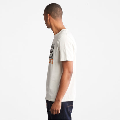Mens Timberland Earth Day EK+ T-Shirt for Men in White