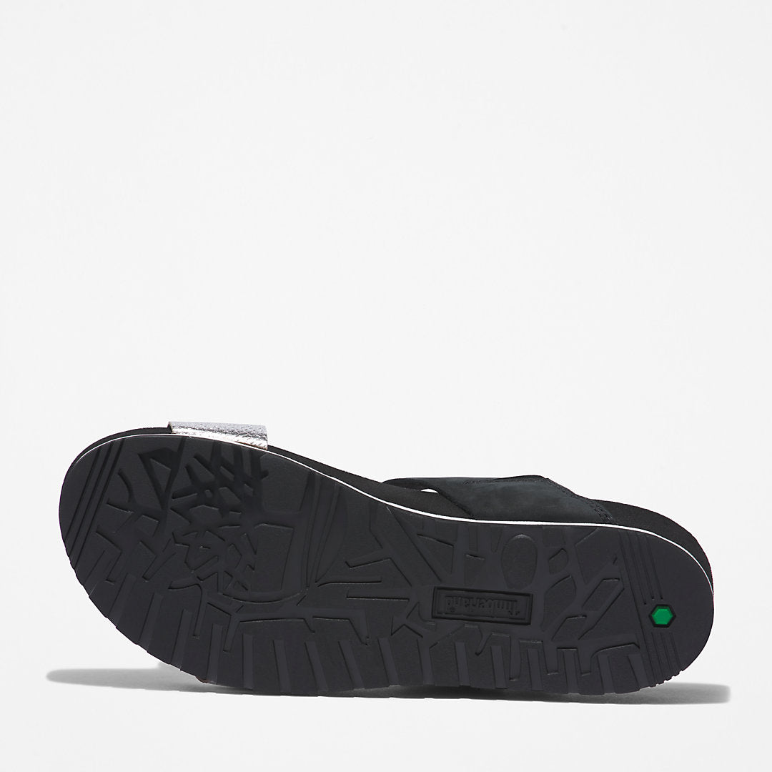 Womens Timberland Malibu Waves Slide Sandal for Women in Black