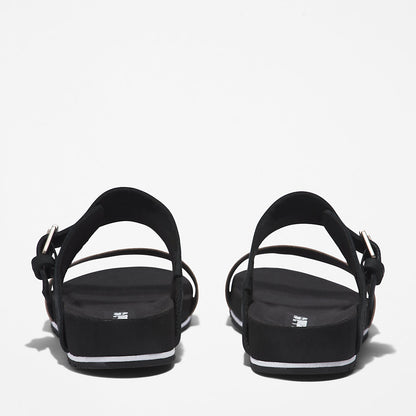 Womens Timberland Malibu Waves Slide Sandal for Women in Black