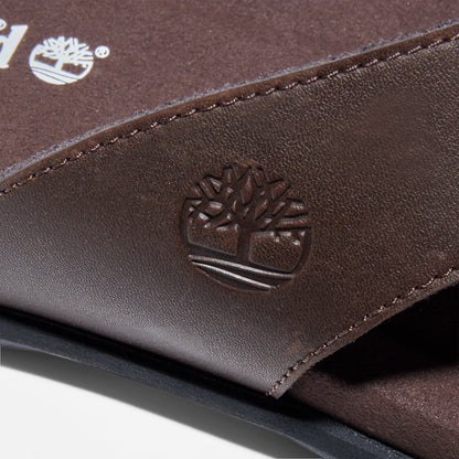 Mens Timberland Kesler Cove Toe-bar Sandal for Men in Dark Brown
