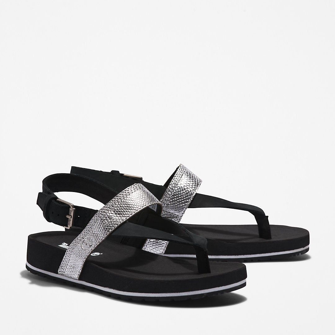 Womens Timberland Malibu Beach Flip-Flop Sandal for Women in Black