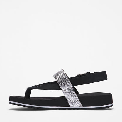Womens Timberland Malibu Beach Flip-Flop Sandal for Women in Black