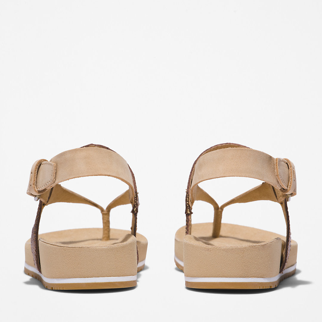Womens Timberland Malibu Beach Flip-Flop Sandal for Women in Beige