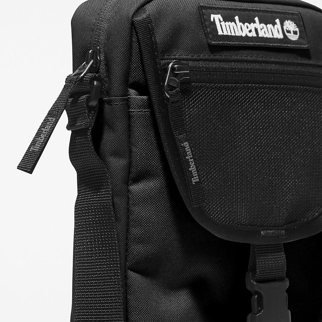 Mens Timberland Outdoor Archive Crossbody Bag in Black