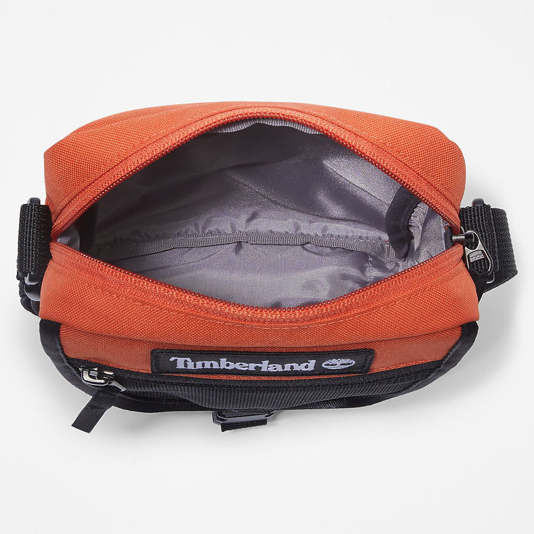 Mens Timberland Outdoor Archive Crossbody Bag in Orange