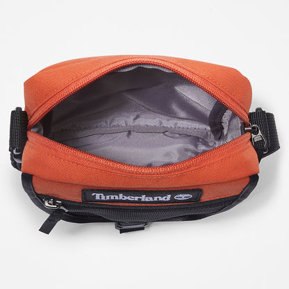 Mens Timberland Outdoor Archive Crossbody Bag in Orange