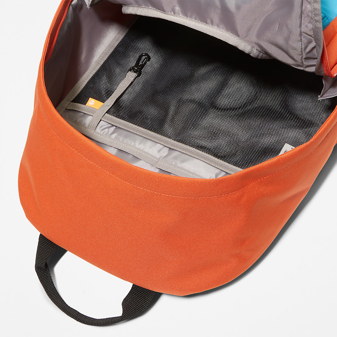 Mens Timberland Outdoor Archive Bungee Backpack in Orange