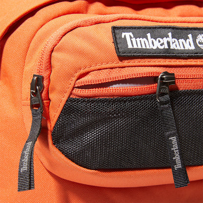 Mens Timberland Outdoor Archive Bungee Backpack in Orange