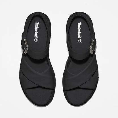 Womens Timberland London Vibe Ankle-strap Sandal for Women in Black