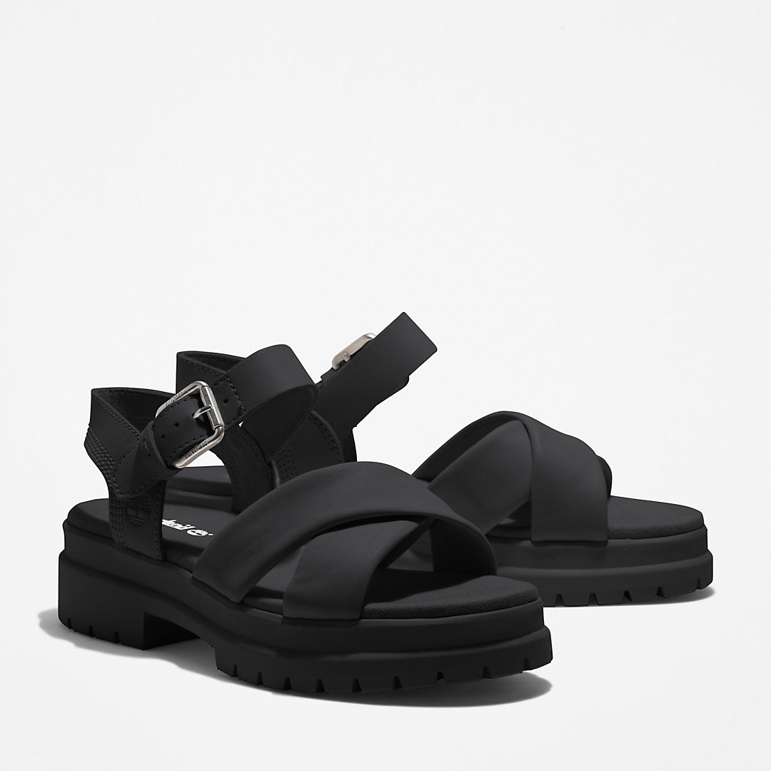 Womens Timberland London Vibe Ankle-strap Sandal for Women in Black