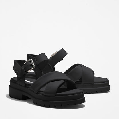 Womens Timberland London Vibe Ankle-strap Sandal for Women in Black