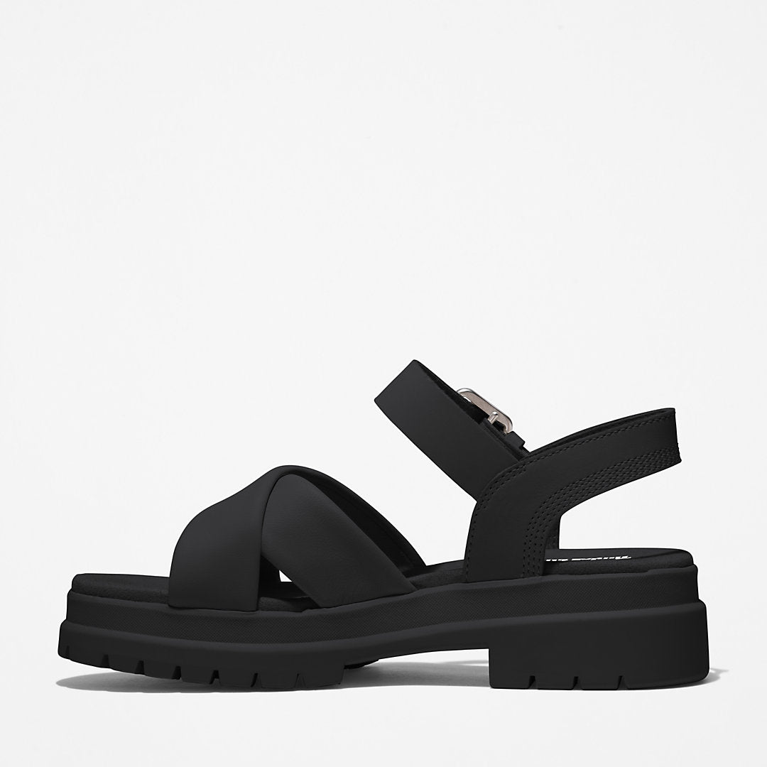 Womens Timberland London Vibe Ankle-strap Sandal for Women in Black