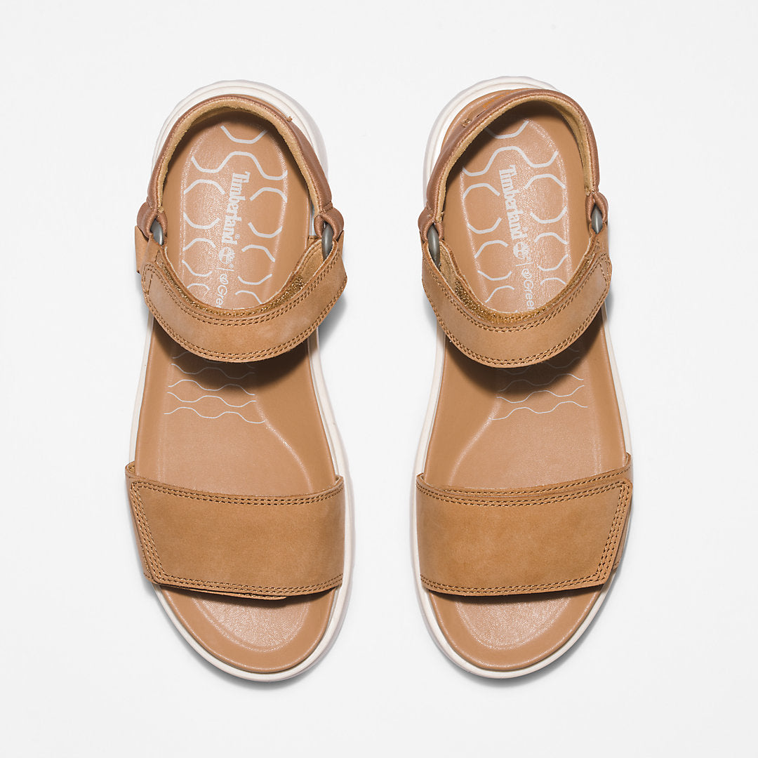 Womens Timberland Ray City Ankle Strap Sandal for Women in Brown