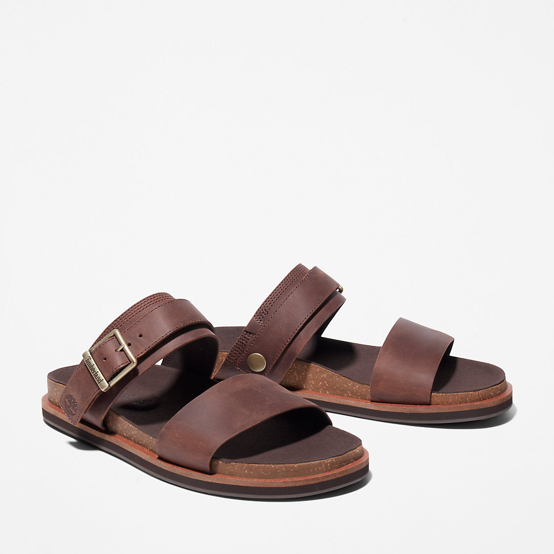 Mens Timberland Amalfi Vibes 2 Band-strap Sandal for Men in Dark Brown