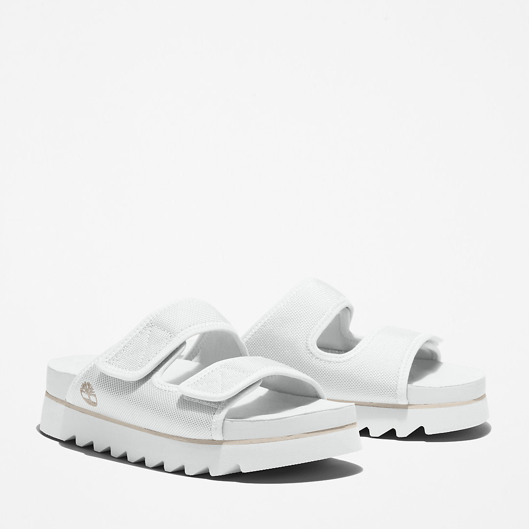 Womens Timberland Santa Monica Sunrise Double-Strap Sandal for Women in White