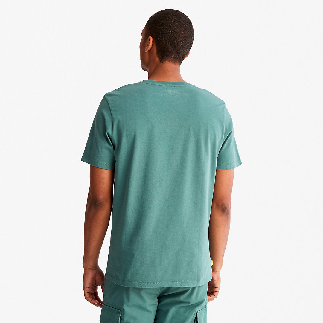 Mens Timberland Camo-Logo T-Shirt for Men in Green