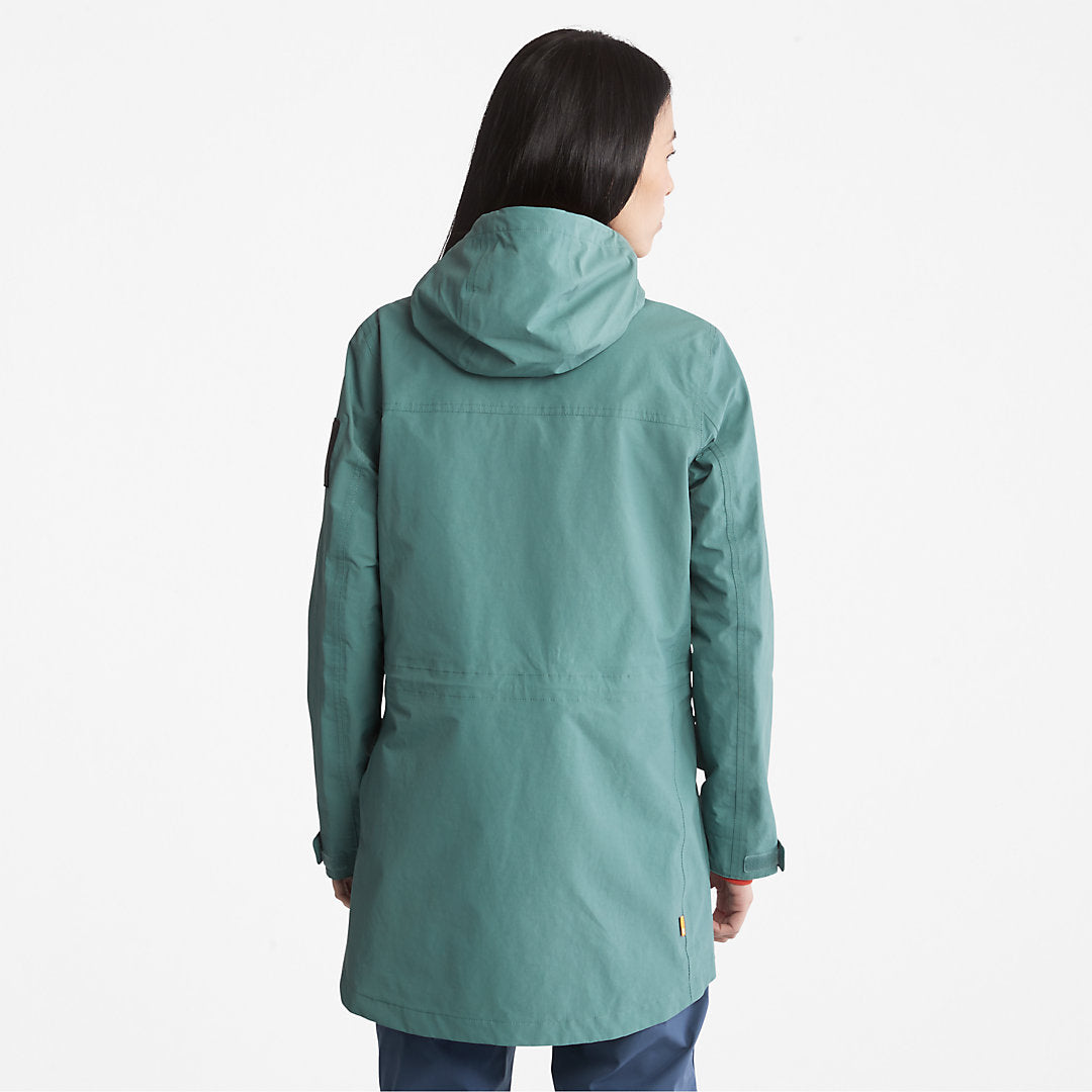 Womens Timberland Waterproof Utility Jacket for Women in Teal